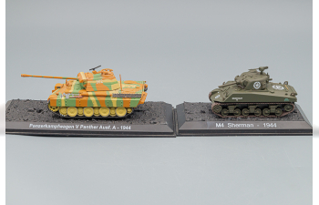 Panzerkampfwagen Panther Aust.A (1944) vs M-4 Sherman (1944), Танки Мира коллекция Спецвыпуск 2 