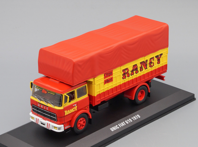 UNIC FIAT 619 "Cirque Rancy" 1979, red / yellow