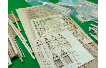 Сборная модель Терем-усадьба Р.И.Кузьмина, XIX век