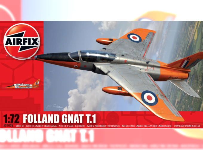 Сборная модель Folland Gnat T1