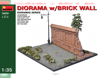 Сборная модель Наборы для диорам DIORAMA w/BRICK WALL