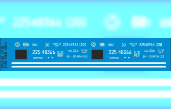Декаль для вагона 11-066 РФ (SNP01)