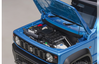 SUZUKI JIMNY Sierra (JB74), blue / black roof