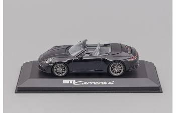 PORSCHE 992 Carrera 4 Cabriolet, black