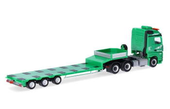 MERCEDES-BENZ Arocs с полуприцепом, зелёный