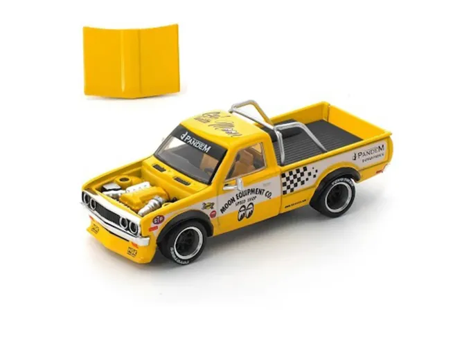 Pandem DATSUN 620 *Mooneyes*, yellow/black