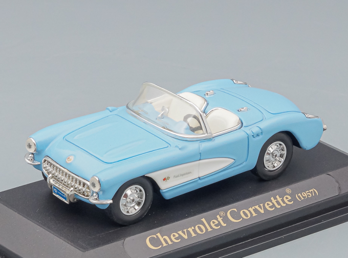 CHEVROLET Corvette (1957), blue