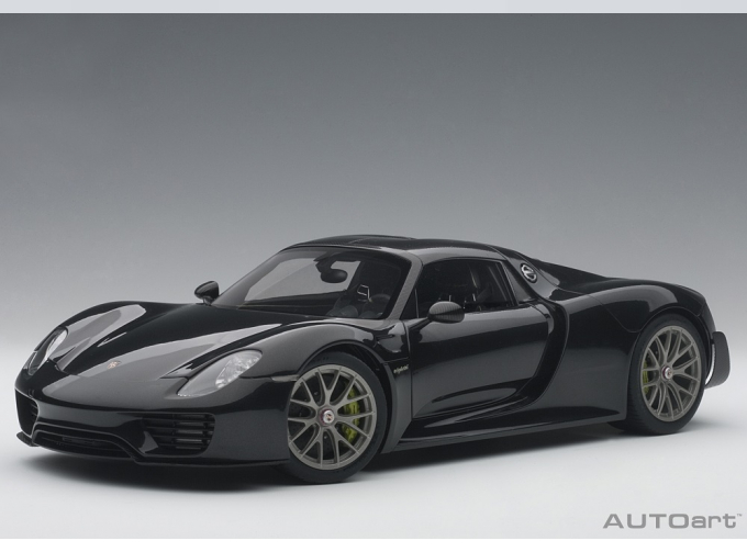 PORSCHE 918 Spyder Weissach Package (2013), black