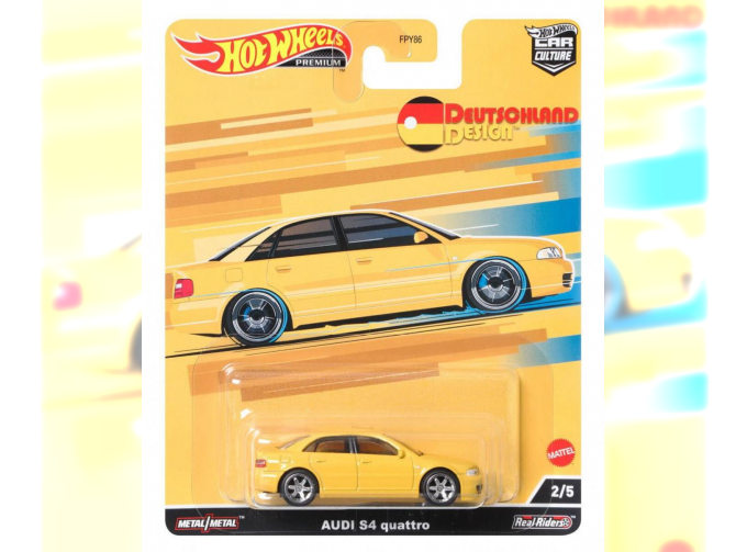 AUDI S4 Quattro, yellow