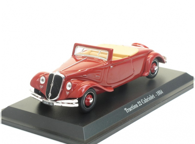 CITROEN Traction 22 Cabriolet (1934), red