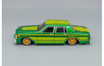 1987 Chevrolet Caprice Lowrider, Green metallic/yellow