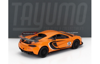 McLAREN 570s Gt4 №86 Racing (2016), orange