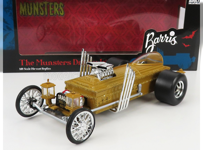 DRAGSTER THE MUNSTERS DRAGULA - DRACULA TV SERIES, GOLD MET