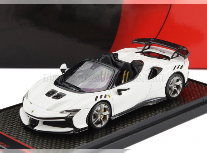 FERRARI Sf90 Xx Stradale Spider (2024), Bianco Cervino - White Black