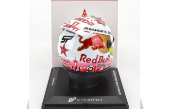 SCHUBERTH HELMET Casco Helmet F1 Sergio Perez Team Oracle Red Bull Racing N11 Las Vegas Gp (2023), White Gold Red