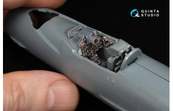 Декаль интерьера кабины МиГ-21Р, серые панели (Eduard) (с 3D-печатными деталями)