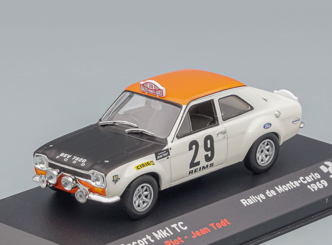 FORD Escort MK1 TC N29 Rally Monte-Carlo Piot - Todt (1969), white