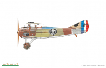 Сборная модель Самолет Spad XIII поздняя версия (ProfiPack)