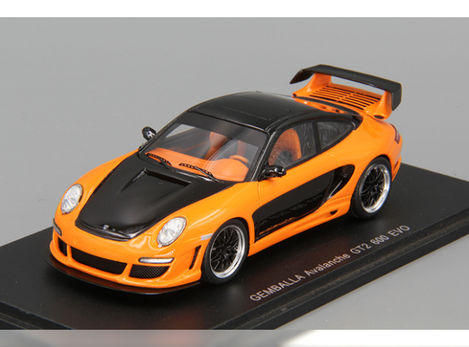 PORSCHE Gemballa Avalanche GT2 600 EVO, black / orange