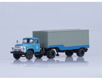 ЗИL 130В1 и ОДАЗ-794, голубой / серый