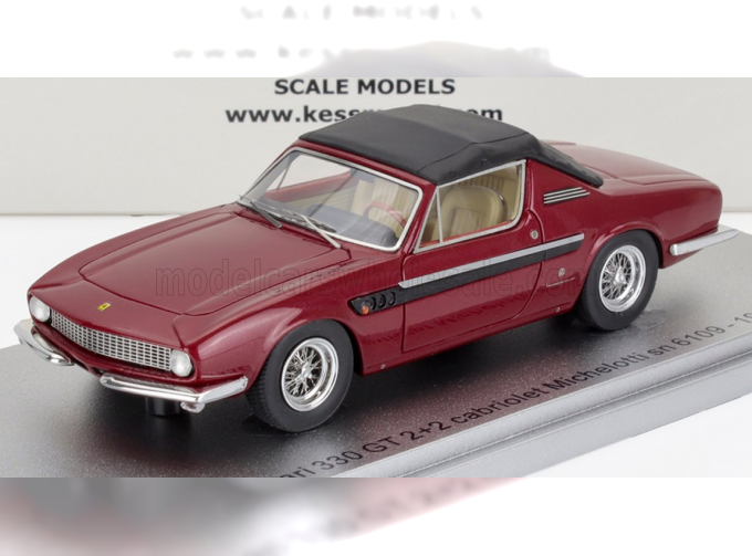 FERRARI 330 Gt 2+2 Sn.6109 Michelotti Cabriolet Closed (1964), Bordeaux Black