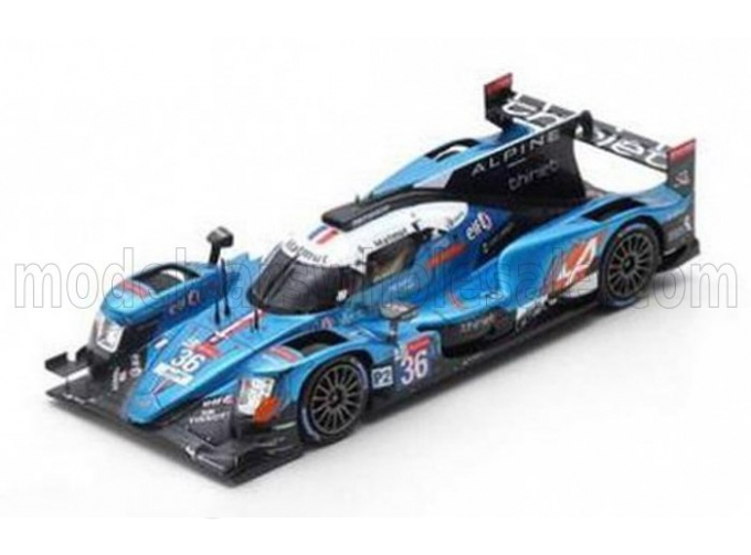 ALPINE A470 Gibson Team Signatech-alpine Matmut N 36 Winner Lmp2 Class 6th 24h Le Mans (2019) N.Lapierre - A.Negrao - P.thiriet, Blue Black