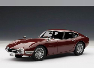 TOYOTA 2000 GT Coupe (1967), maroon wire spoke wheels