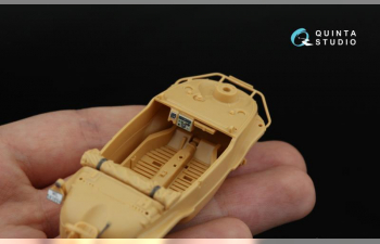 3D Декаль интерьера кабины Schwimmwagen type 166 (Tamiya) (малая версия)
