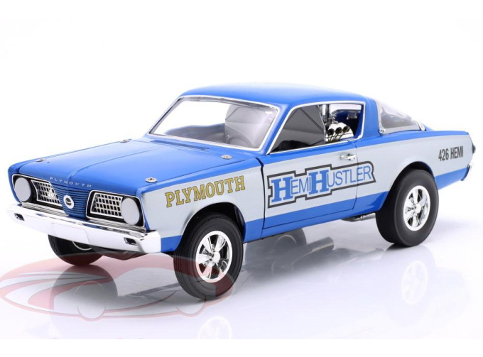 PLYMOUTH Barracuda 426 Hemi Hustler (1966), blue / gray