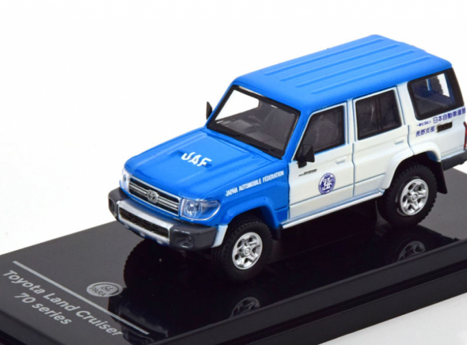 TOYOTA Land Cruiser 76 Jaf Japan Automobile Federation (2017), Blue White