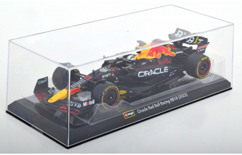 RED BULL F1 Rb18 Team Oracle Red Bull Racing №11 Season (2022) Sergio Perez - With Pilot And Showcase, Matt Blue Yellow Red