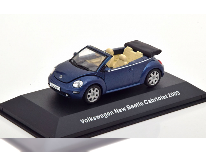 VOLKSWAGEN New Beetle (2003), blaumetallic