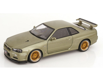 NISSAN Skyline GT-R R34 V-Spec NUR with BBS-rims (2001), light green metallic
