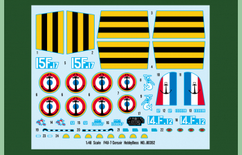 Сборная модель Самолет F4U-7 Corsair FRENCH NAVY