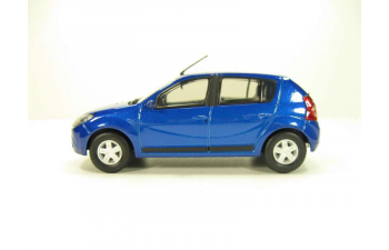 RENAULT Sandero (2008), дилерская 1:43, синий