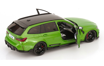 BMW M3 G81 Competition M XDrive Touring (2024), green metallic