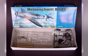 Сборная модель Немецкий истребитель Messerschmitt Bf.109 G-10