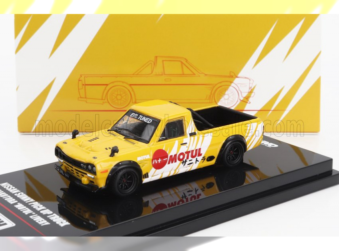 NISSAN Sunny Pick-up (b120) Hakotora Motul (1975), Yellow White