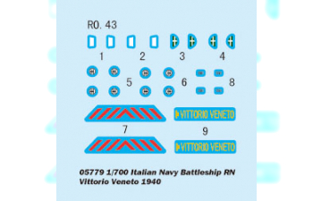 Сборная модель Линкор Витторио Венетто