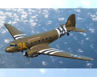 Сборная модель USAAF C-47 Skytrain