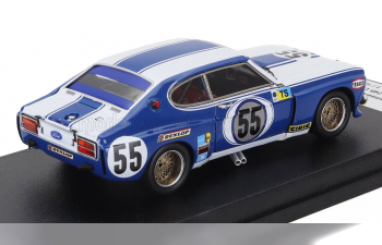 FORD Capri 2600 Lv 3.0l V6 №55 24h Le Mans (1973) Dieter Glemser - John Fitzpatrick - Hans Heyer, White Blue