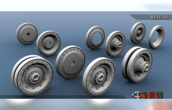 Опорные катки для САУ Ferdinand/Elefant/Tiger I(P) Porsche