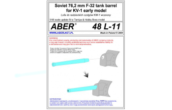 Soviet 76,2 mm F-32 tank barrel for КВ-1