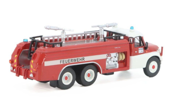 TATRA T148 Tanker Truck Feuerwehr 3-assi (1968), Red White