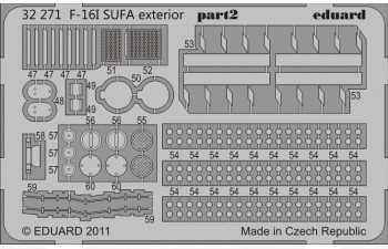 Фототравление для F-16I SUFA exterior