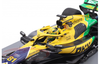 McLAREN MCL38 #81 2nd Monaco GP Formula 1 Oscar Piastri (2024)