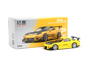 MAZDA RX7 RE Amemiya Wide Body, yellow / black