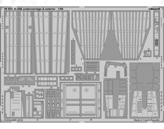 Фототравление для модели A-26B undercarriage & exterior