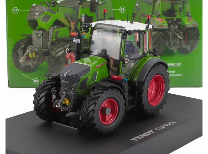 FENDT 516 Vario Tractor (2016), Green Black Red