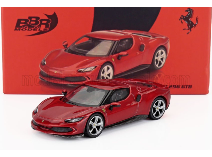 FERRARI 296 Gtb (2024), Rosso Imola - Red Met